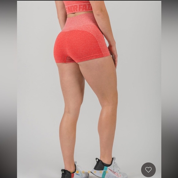 [Flag Nor Fail] NWT SEAMLESS COMPRESSION SHORTS - RED - Picture 3 of 6